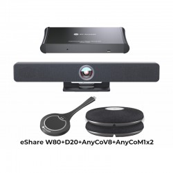AV Access eShare W80 + D20 + AnyCo V8 + AnyCo M1 - комплект для гибридной конференц-связи для средних и больших помещений (А)