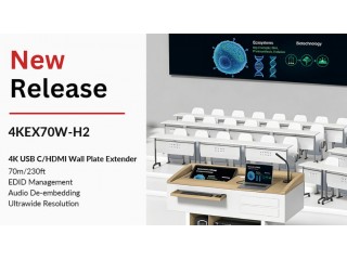 AV Access 4KEX70W-H2: новый профессиональный комплект удлинителя HDMI и USB-C